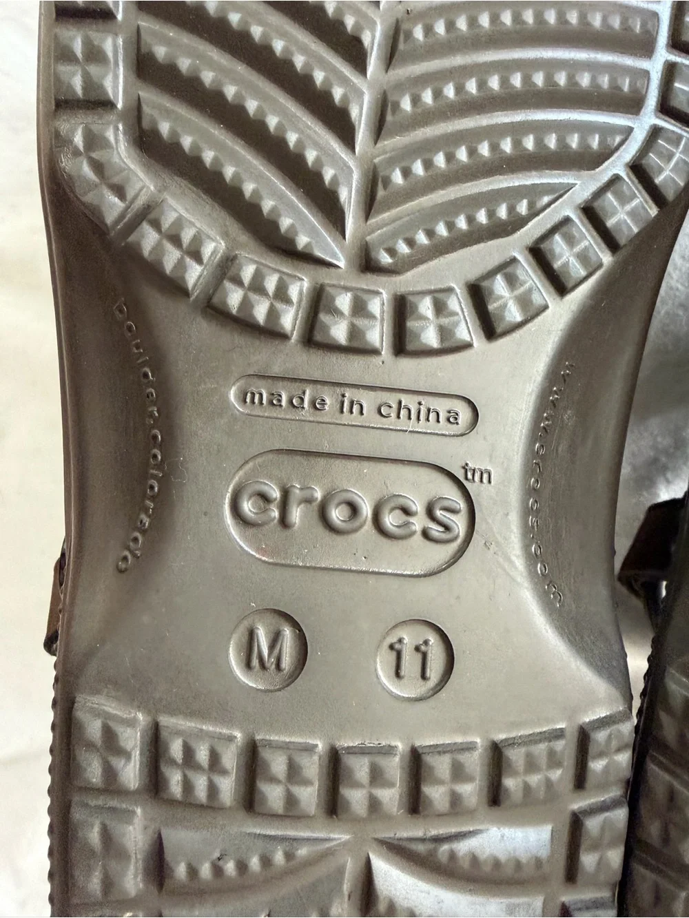 CROCS Men's Sz 11 Classic Yukon Vista II LiteRide Clogs Adj Heel Straps NWOT!